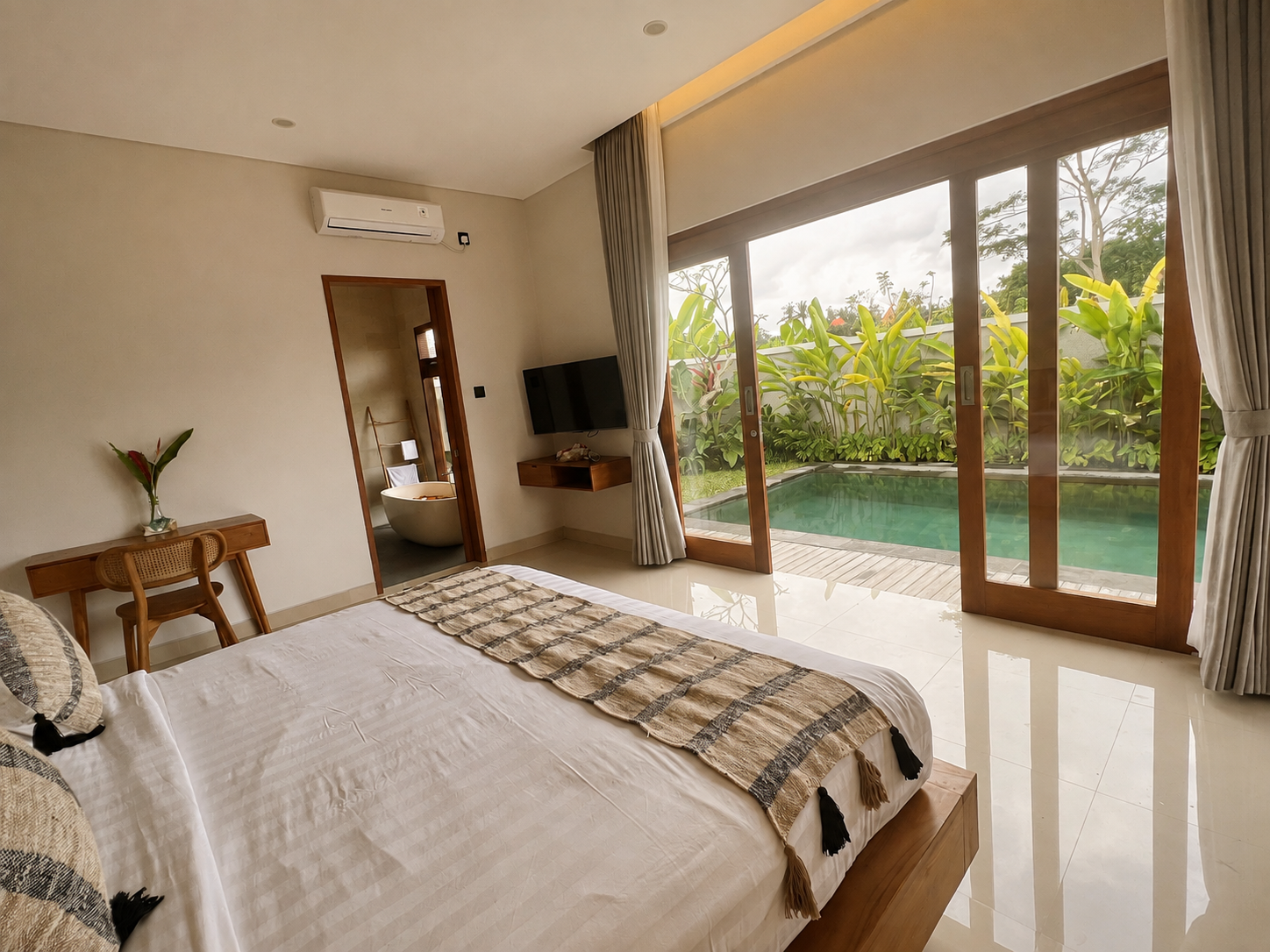 Bedroom Inside Ubud Villa